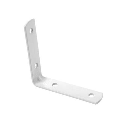Cantoneira para Móveis 2 1-2 Fixação em Trilho de Cortina e Pequenas Prateleiras Branco Dtools
