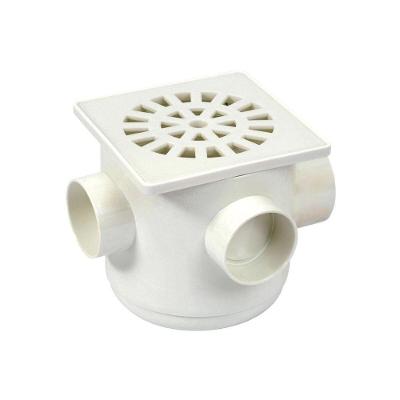 Caixa Sifonada PVC Quadrada com Sifão Móvel Herc 150x150x50mm