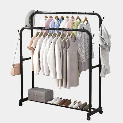 Guarda Roupa Arara Dupla com Sapateira 2 Prateleiras Aço 96CM
