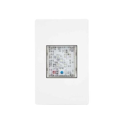 Luz de Emergência Margirius Infiniti 5 Leds com Placa 4x2 Branco