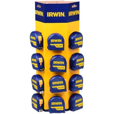Trena Standard 5 Metros Fita Resistente Inox Irwin 12 Peças