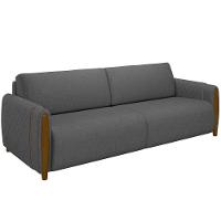 Sofá 02 Lugares 168cm Flora M03 Linho Chumbo - 1