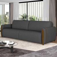 Sofá 02 Lugares 168cm Flora M03 Linho Chumbo - 7