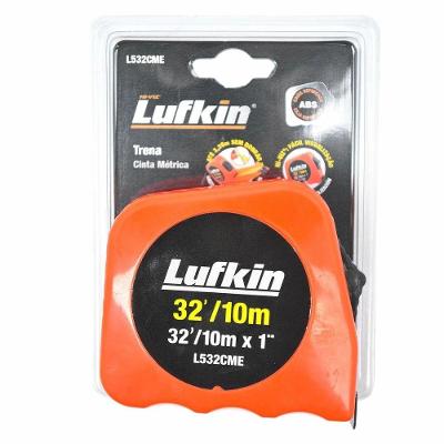 Trena L532CME Fita de Aço com Gancho Autoajustável Laranja Lufkin 10M