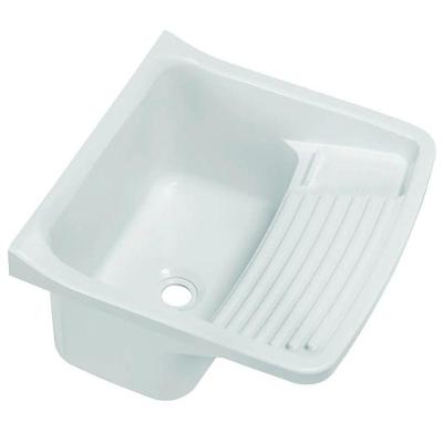 Tanque Astra 22L de Piso Polipropileno com Suporte para Sabão Branco