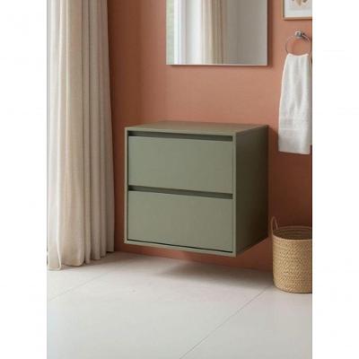 Gabinete para Banheiro Dubai Suspenso 1 Porta 1 Gaveta MDF 60CM On Móveis