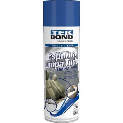 Produto de Limpeza Espuma Limpa Tudo 21541000510 400ML Tekbond Transparente a Seco