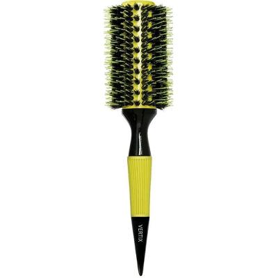 Escova de Cabelo Premium Color Cerâmica 33mm com Cerdas Naturais Amadeirado Belliz Company 33MM