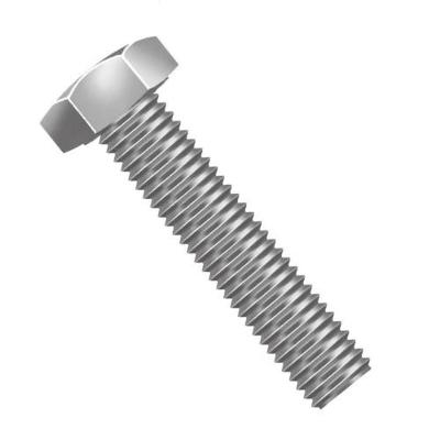 Parafuso Sextavado Rosca Inteira Galvanizado 5-16'' X 3-4'' com Acabamento Zincado Jomarca