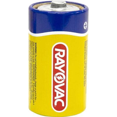 Pilha Rayovac Grande D 10210 Comum 1,5V as Amarelinhas para Lanternas 12 Peças Amarelo