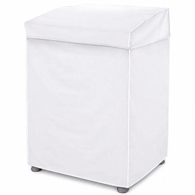 Capa para Máquina de Lavar Vida Pratika g PVC Impermeavel com Tampa Bivolt Branco