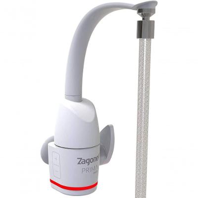 Torneira Elétrica Prima Touch Água na Temperatura Certa em um Toque Bica Giratória Branco Zagonel