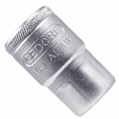 Soquete Sextavado 14mm Encaixe 1-2 Acabamento Niquelado 14MM Gedore