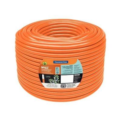 Mangueira Multi 3 Camadas para Uso Multiuso Laranja Tramontina 200M