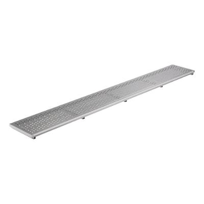 Ralo Linear 10x100 com Grelha Inteiriça Prata Fosco e Bivolt Mais de Casa 10CM 100CM
