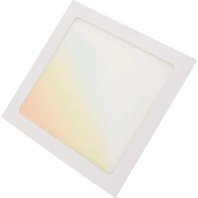 Luminária Embutir Plafon Smart Led Quadrado Iluminação Personalizada Branco Tramontina