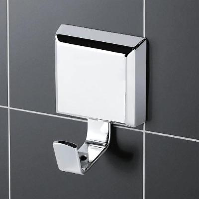 Cabideiro Luxo 8 Multiuso Alumínio Maciço Polido Acabamento Aço Inox Instalação Discreta Inox Mais