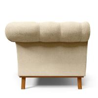 Sofá 2 Lugares Para Sala De Estar Império 150 Cm Bege C-129 - 2