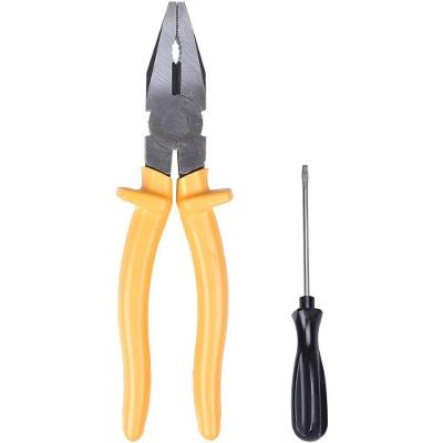Jogo de Alicates Kit Universal 8 e Chave de Fenda 2 Peças 1-8x3 com Isolação 1000V c.a Tramontina
