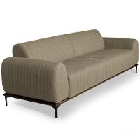 Sofá 2 Lugares Para Sala De Estar Molino 150 Cm Bege C-129 - 1