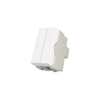 Módulo Interruptor Infiniti Plus com Duplo Simples 10A Branco Margirius