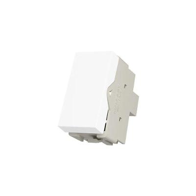 Módulo Interruptor Intermediário Infiniti Plus com Acabamento Alto Brilho Branco Margirius