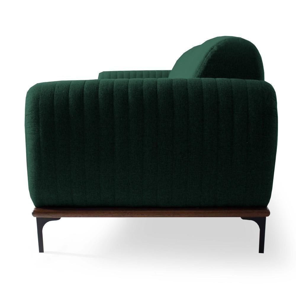 Sofá 2 Lugares Molino 150 Cm Verde Musgo C-117 - 2