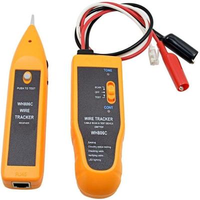 Kit Localizador Rastreador Identificador de Cabos WH806R para Telefonia e Rede Amarelo 1 Unidade