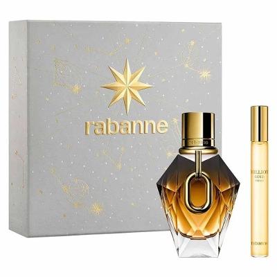 Kit Perfume Million Gold Paco Rabanne Feminino Eau de Parfum Floral 50ML + 10ML