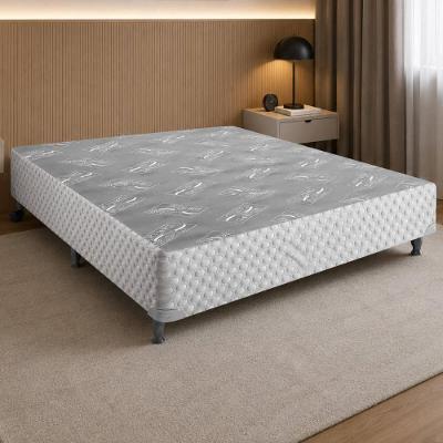 Base para Cama Box Casal CR461C Estrutura em Madeira Superfície Antideslizante Branco Multimóveis
