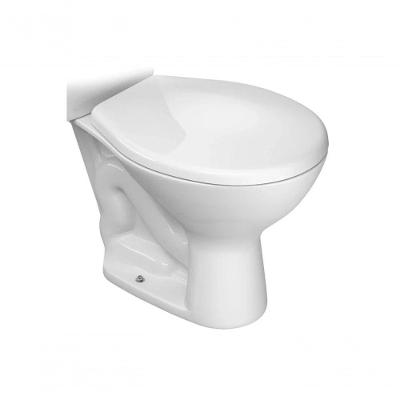 Bacia para Caixa Acoplada Izy Oval Instalação no Piso Descarga Dupla Louça Sanitária Branco Deca 3L
