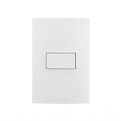 Interruptor Intermediário Clean 10A com Placa 4x2 Branco Margirius