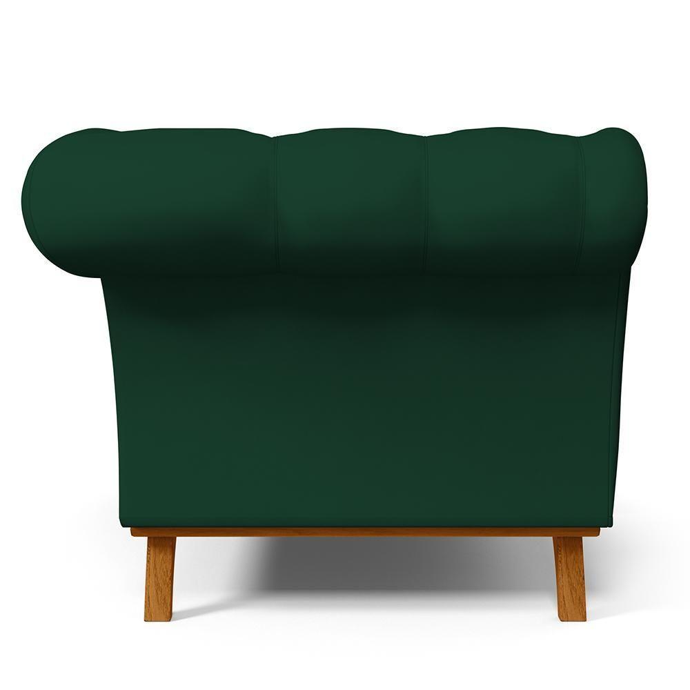 Sofá 2 Lugares Império 150 Cm Veludo Verde Musgo C-303 - 2