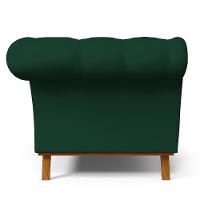 Sofá 2 Lugares Império 150 Cm Veludo Verde Musgo C-303