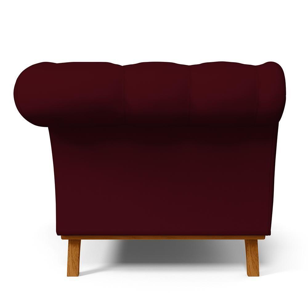 Sofá 2 Lugares Império 150 Cm Veludo Marsala C-278 - 2