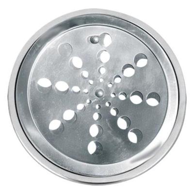 Grelha com Caixilho Overtime Redonda Escoamento Eficiente Aço Inox 10CM