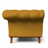 Sofá 2 Lugares Império 150 Cm Veludo Mostarda C-260 - 3