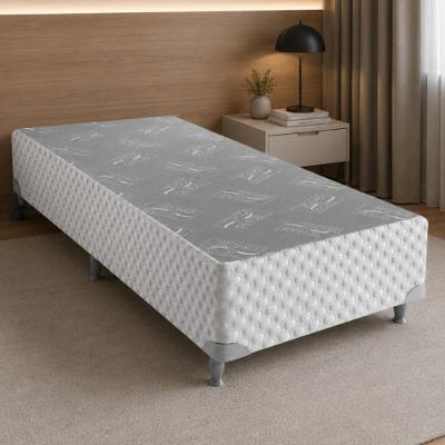 Base para Cama Box Solteirão CR461B Estrutura em Madeira Branco Multimóveis 96CM