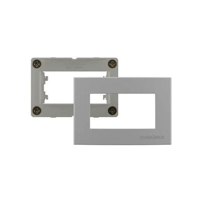 Placa para Móveis Sleek Colors com Suporte Níquel Margirius 65x45