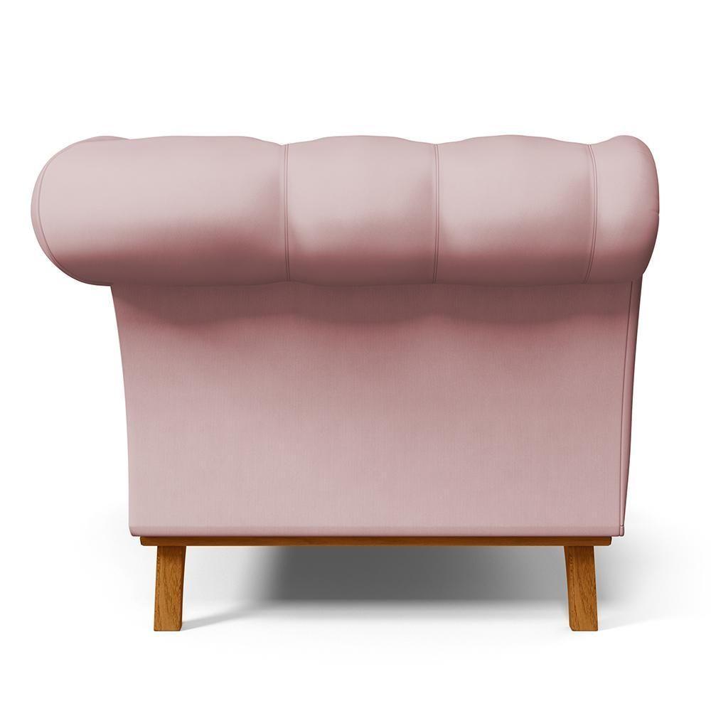 Sofá 2 Lugares Império 150 Cm Veludo Rosê C-305 - 2