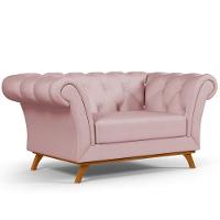 Sofá 2 Lugares Império 150 Cm Veludo Rosê C-305 - 1