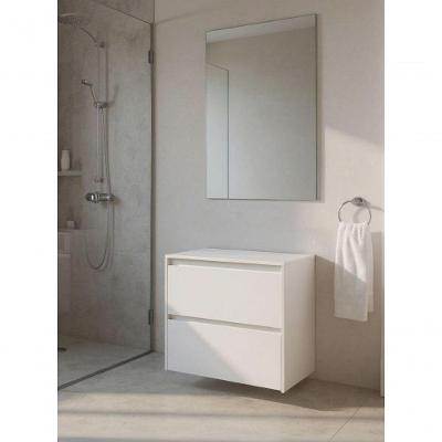 Gabinete para Banheiro Dubai 1 Porta 1 Gaveta MDF 60CM Branco On Móveis