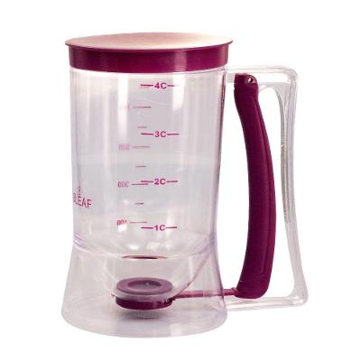 Dispenser de Massas para Cupcakes e Panquecas Dosador Acrílico e Plástico Cozinha Transparente Top