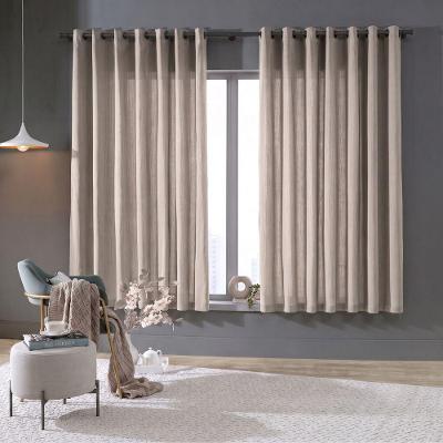 Cortina Bella Janela Rústica 300CM X 170CM Poliéster Natural