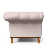 Sofá 2 Lugares Império 150 Cm Veludo Bege C-309 - 2