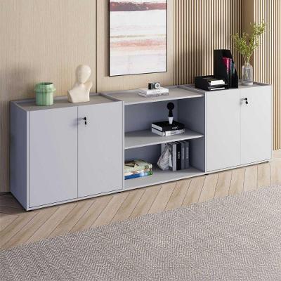 Armário para Escritório F5 4 Portas MDP 240CM Cinza F5 Office