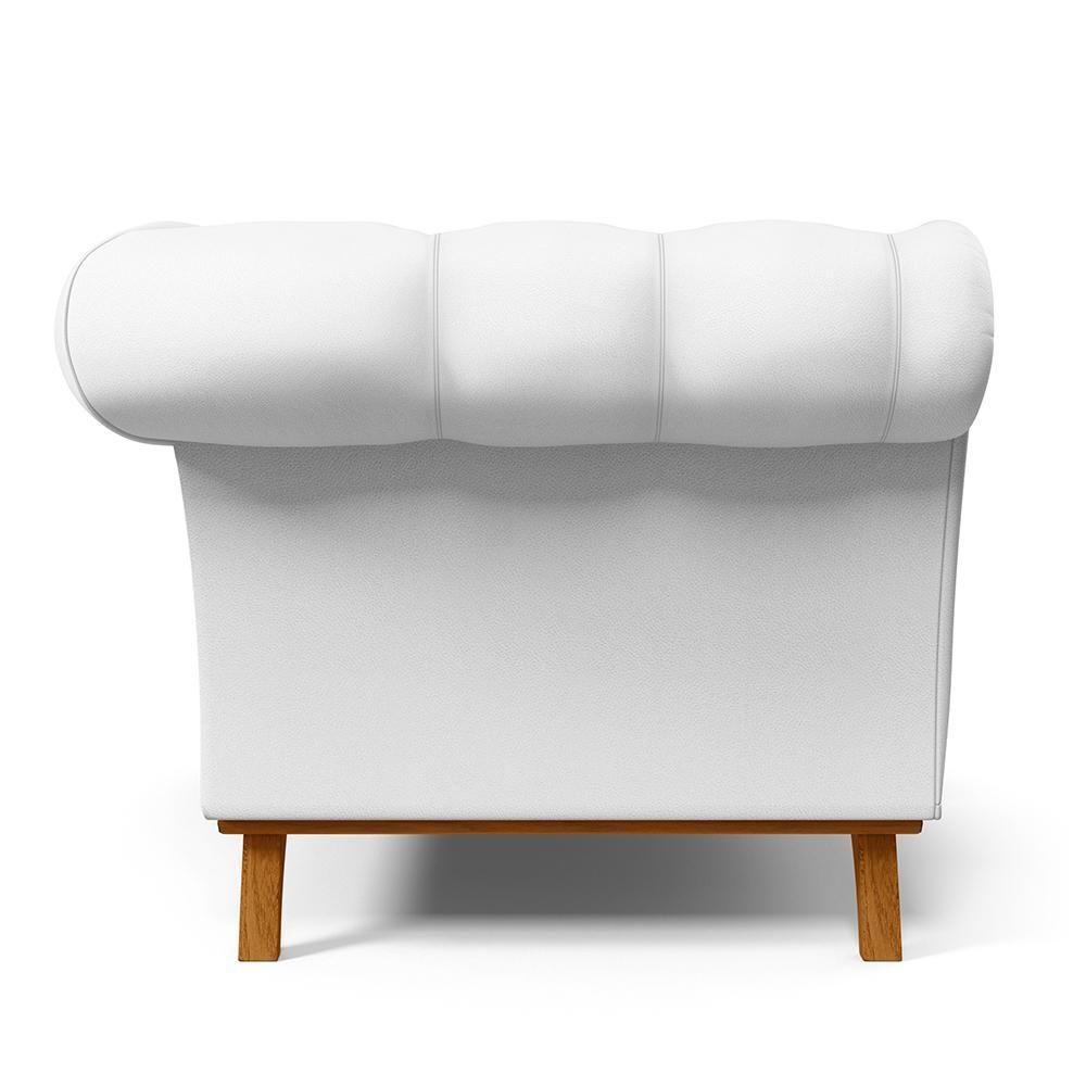 Sofá 2 Lugares Império 150 Cm Corano Branco C-12 - 2