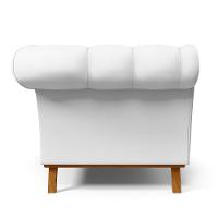 Sofá 2 Lugares Império 150 Cm Corano Branco C-12 - 2