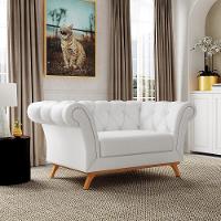 Sofá 2 Lugares Império 150 Cm Corano Branco C-12 - 7