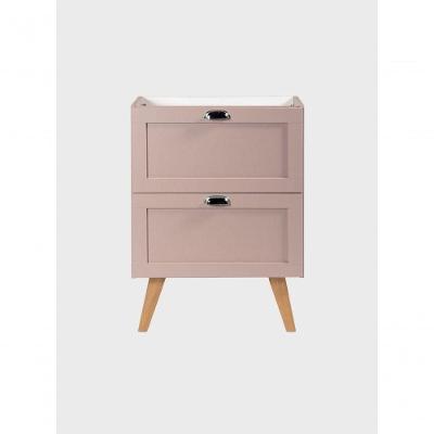 Gabinete para Banheiro Milano Retrô 3 Gavetas MDF 60CM On Móveis